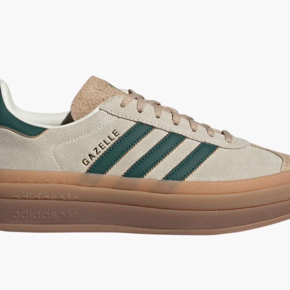Adidas Tan and Teal Casual Shoes